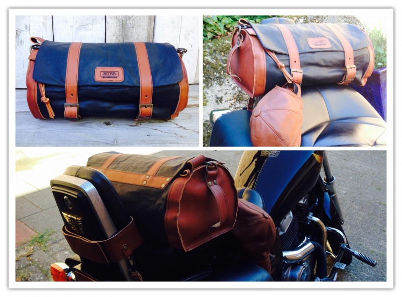 -RUBB- Leatherworks Luggage motorbag